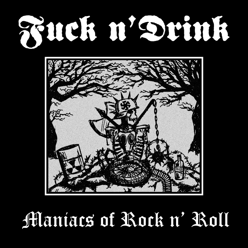 Last drink. Black n Roll. The third Reich ’n Roll. Killer on the Road. Drinking Kills.