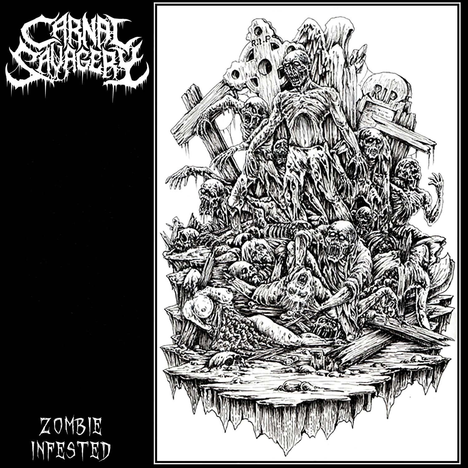 Zombies demo. Carnal savagery "into the abysmal Void" сингл.