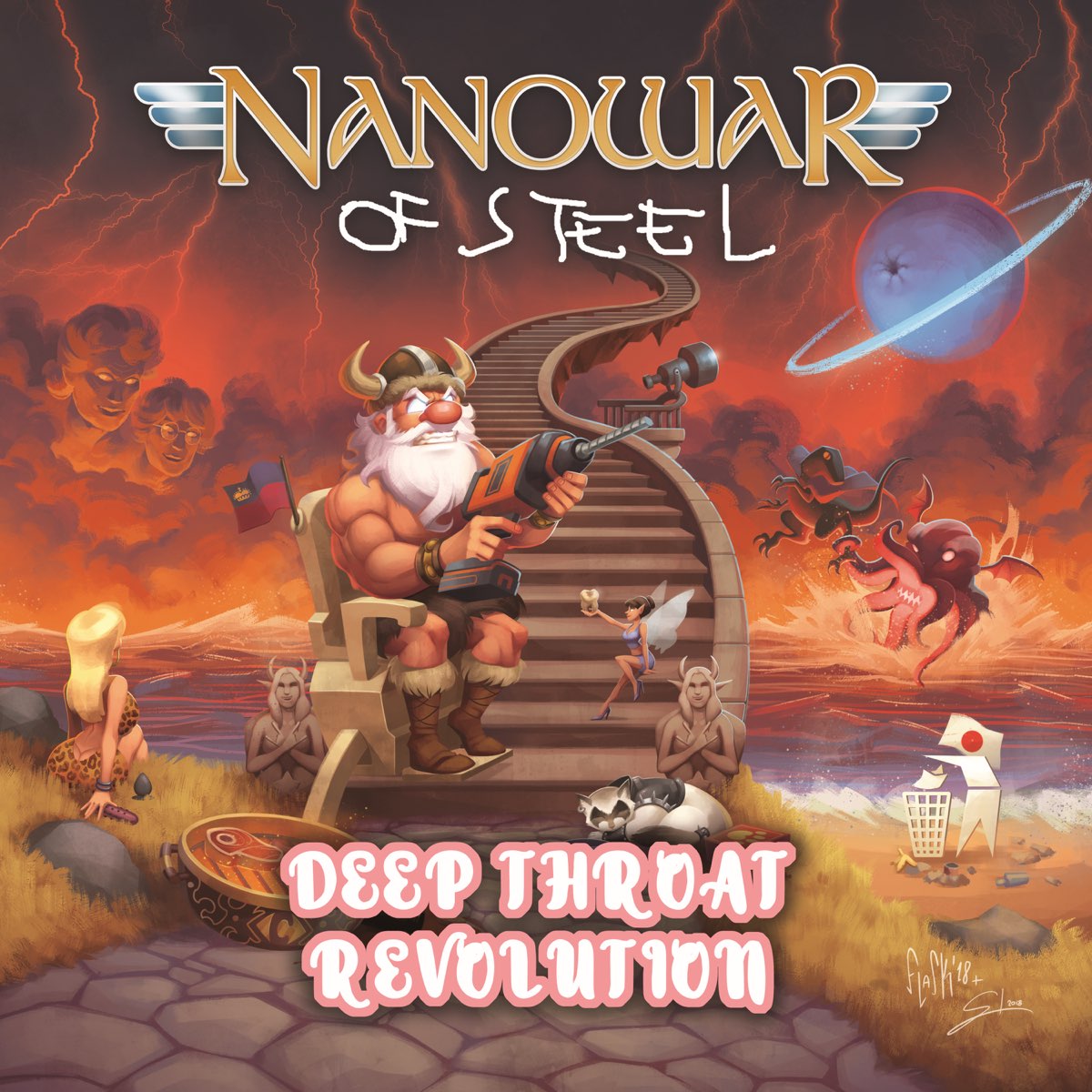 Metal Area - Extreme Music Portal > Nanowar Of Steel - Deep Throat  Revolution [single] (2020)